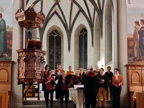 Das Frauenvokalensemble PH-Wert sang in Turbenthal